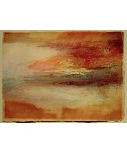 JOSEPH MALLORD WILLIAM TURNER, Sonnenuntergang an der Küste bei Margate (?)