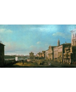 Giovanni Antonio Canaletto, Via di Ripetta in Rom