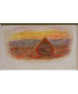 Claude Monet, Meule, soleil couchant