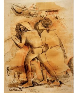 Paul Gauguin, Der Aufbruch (Adam und Eva)