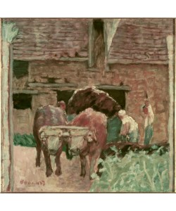 Pierre Bonnard, Les deux boeufs et la ferme