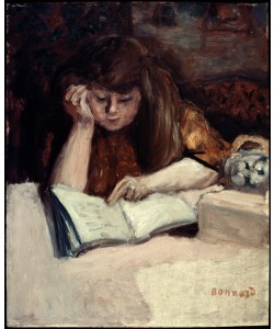 Pierre Bonnard, Liseuse accoudée