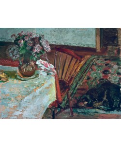 Pierre Bonnard, Le chien Black et le bouquet de lilas