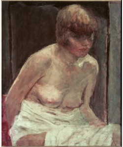 Pierre Bonnard, Torse de jeune femme au peignoir blanc