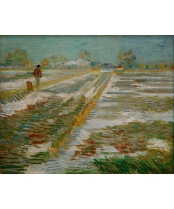 Vincent van Gogh, Landschaft mit Schnee