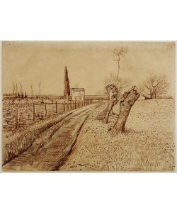 Vincent van Gogh, Landschaft mit Weg und Kopfweiden