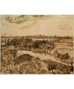 Vincent van Gogh, Blick auf Arles vom Montmajour aus