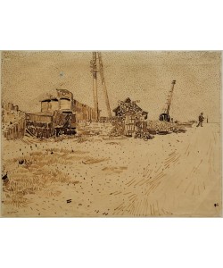 Vincent van Gogh, Lagergelände der Eisenbahn