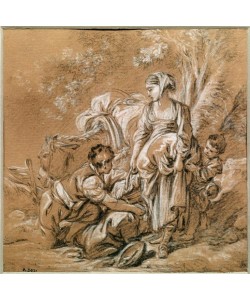 Francois Boucher, Paysanne et ses enfants