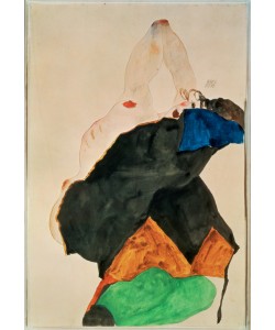 Egon Schiele, Mädchen mit erhobenem Ellbogen