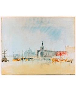 JOSEPH MALLORD WILLIAM TURNER, The Punta della Dogana, with the Zitelle in the Distance