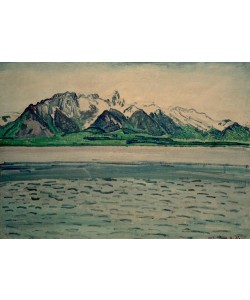 Ferdinand Hodler, Das Stockhorn (mit Seevordergrund ohne Ufer, Die Blümlisalp