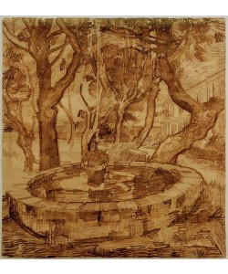 Vincent van Gogh, Springbrunnen im Garten der Heilanstalt