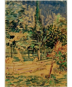 Vincent van Gogh, Stufen im Garten der Heilanstalt