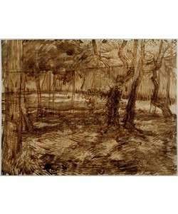 Vincent van Gogh, Ecke im Garten der Heilanstalt