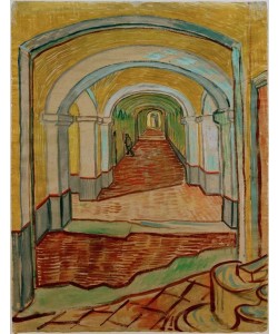 Vincent van Gogh, Korridor in der Heilanstalt
