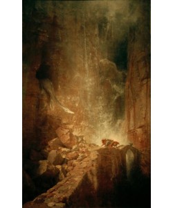 Arnold Böcklin, Ein Drache in einer Felsenschlucht