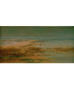 Carl Spitzweg, Nillandschaft mit Störchen