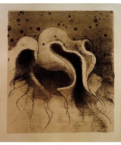 Odilon Redon, –––les bêtes de la mer rondes comme les outres