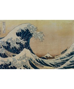 Katsushika Hokusai, Große Woge vor der Küste bei Kanagawa