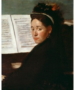 Edgar Degas, Mademoiselle Dihau au piano
