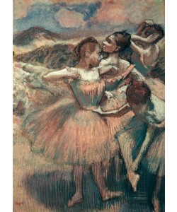 Edgar Degas, Danseuses, jupes saumon