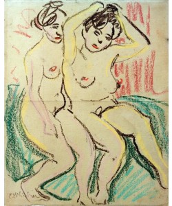 Ernst Ludwig Kirchner, Zwei sitzende Akte