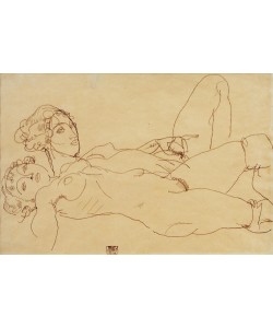 Egon Schiele, Zwei liegende Mädchenakte