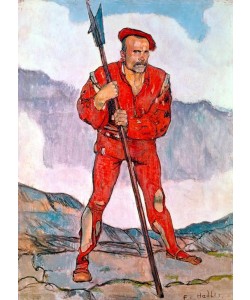 Ferdinand Hodler, Landsknecht in Rot