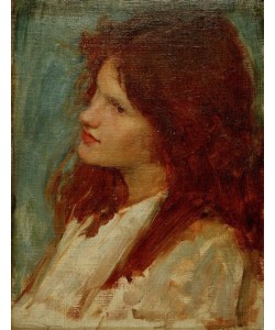 John William Waterhouse, Head of a Girl