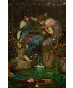 John William Waterhouse, Nymphs Finding the Head of Orpheus