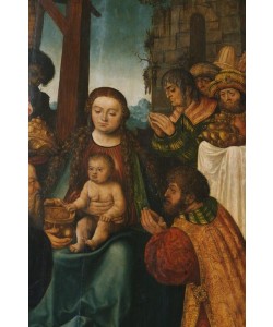 Lucas Cranach der Ältere, Anbetung der Heiligen Drei Könige