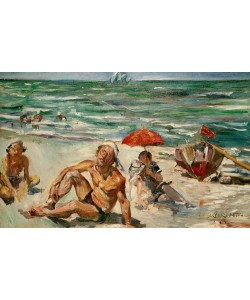 Lovis Corinth, Am Strand von Forte dei Marmi