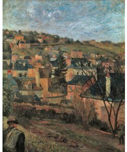 Paul Gauguin, Les toits bleus (Rouen)