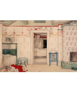 Carl Larsson, Britas Schläfchen