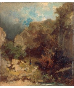 Carl Spitzweg, Mädchen im Walde