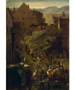 Carl Spitzweg, Ankunft in Seeshaupt