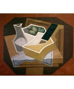 Juan Gris, Guitare, pommes et karaffe