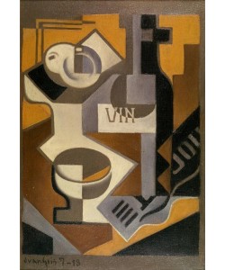 Juan Gris, Nature morte à la bouteille de vin