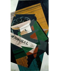 Juan Gris, Nature morte au journal