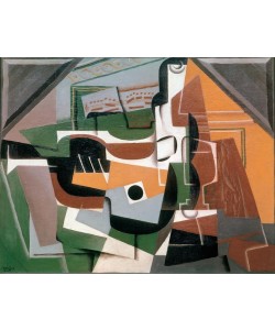 Juan Gris, Guitare, bouteille et verre