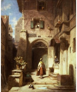 Carl Spitzweg, Bei der Storchenapotheke