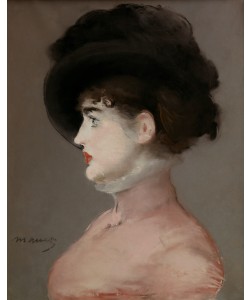 Edouard Manet, La femme au chapeau noir: Portrait d’ Irma Brunner, la Vien