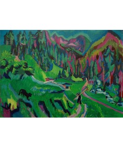 Ernst Ludwig Kirchner, Landschaft Sertigtal