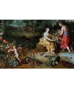 Jan BRUEGHEL DER Jüngere, Allegorie der Elemente Erde und Wasser