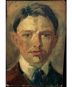 August Macke, Studie zu einem Selbstbildnis