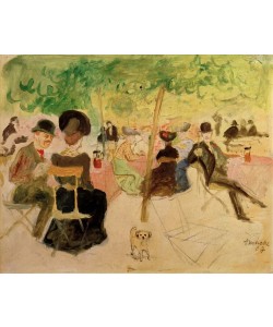 August Macke, Wirtshausgarten