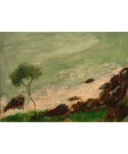 August Macke, Baum am Meer bei Rapallo
