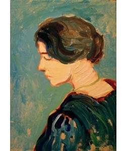 August Macke, Elisabeth Macke, Studienkopf