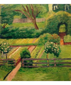 August Macke, Rosengärtchen in Tegernsee